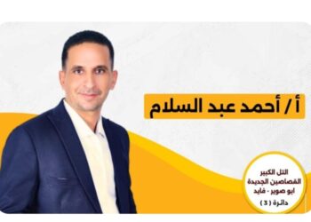 أحمد عبد السلام يرفع شعار “احنا صوتك” في انتخابات النواب 2025