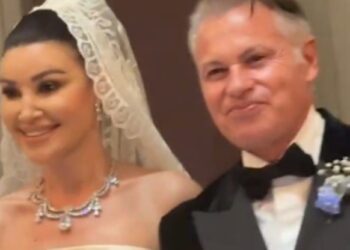 أروى جودة تحتفل بزفافها للمرة الثالثة