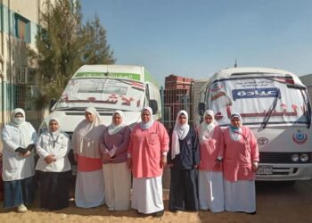 2700 خدمة طبية مجانية لأهالي كفر منسابة بالفشن ضمن المبادرة الرئاسية “حياة كريمة” ببني سويف