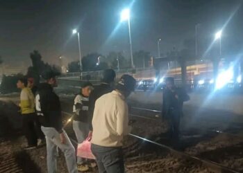 وفاه شخص وإصابة آخر نتيجة إصطدامها بقطار بأسيوط