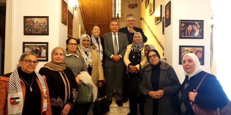الجبهة الوطنية لنساء مصر تزور سفارة فنزويلا بالقاهرة وتعلن تضامنها مع القيادة والشعب الفنزويلي
