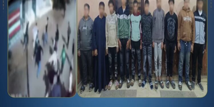 الداخلية: ضبط 10 طلاب على إثر مشاجرة أمام إحدى مدارس أسيوط