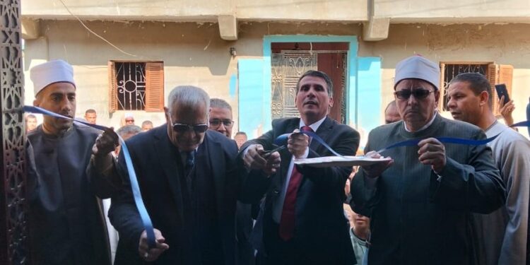 بتكلفة 2 مليون جنيهاً رئيس مركز ناصر ببني سويف يفتتح مسجد الرحمن بعزبة عوض الله