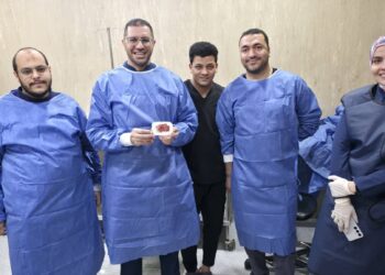 إزالة ورم كبير بالمنظار المتقدم دون جراحة بمستشفيات جامعة بني سويف
