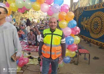 بالصور … إقبال كبير علي ساحة مسجد الجمولة البحري بقرية شطورة