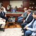 محافظ بني سويف يلتقى مسؤولى المحطة الإقليمية لمصر الوسطى بسدس لمناقشة سير العمل بالمحطة وأنشطتها