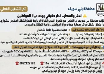 الطب البيطري و الصحة ببني سويف العقر والسعار خطر يهدد حياة المواطنين